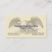 銃器兵器販売業者名刺 名刺 (正面)