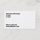 銃工の名刺 名刺 (裏面)