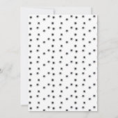 銃弾おもしろい穴警察官の退職 招待状 (裏面)