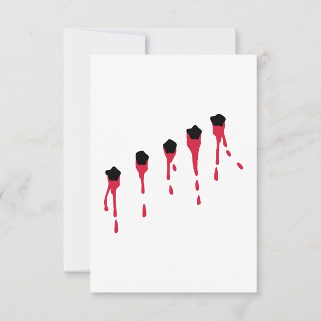 銃弾が血を抜く (正面)