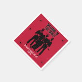 銃弾とギャングスターズパーティーナプキン スタンダードカクテルナプキン (角)