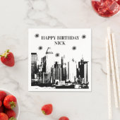 銃弾とギャングスターズパーティーナプキン スタンダードカクテルナプキン (インサイチュ)