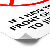 銃弾のポスターを撮らなおもしろいい ポスター (角)