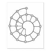 銃弾ジャーナリング用スピルアレックスゴム印 ラバースタンプ (インプリント)