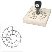 銃弾ジャーナリング用スピルアレックスゴム印 ラバースタンプ (押印)