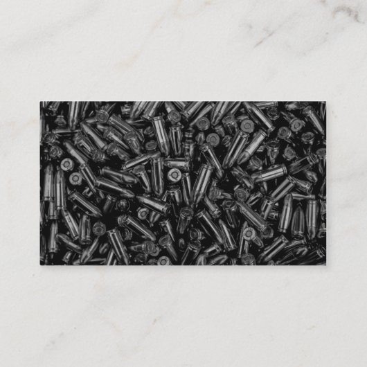 銃弾銃弾石板スポーツの品 名刺 (裏面)