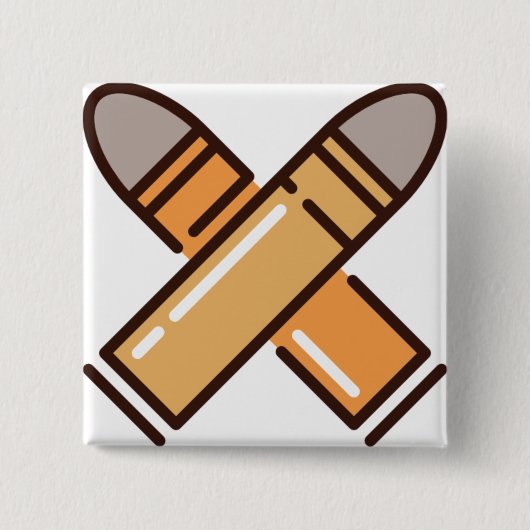 銃弾 缶バッジ (正面)