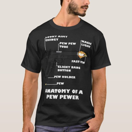 銃愛好家のためのおもしろ2ndアメンドメントガン tシャツ (正面)