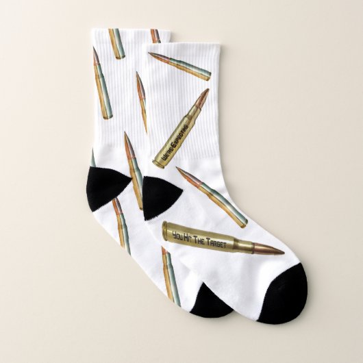 銃愛好者の妊娠告知 ソックス (ペア)