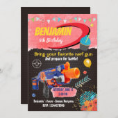 銃戦争招待状 招待状 (正面/裏面)