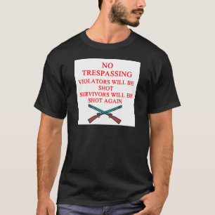 銃所有者侵入無し Tシャツ