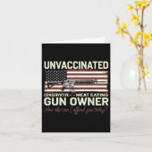 銃所有者 米国 フラッグ 修正 保守的 ギフト カード (黄色い花)