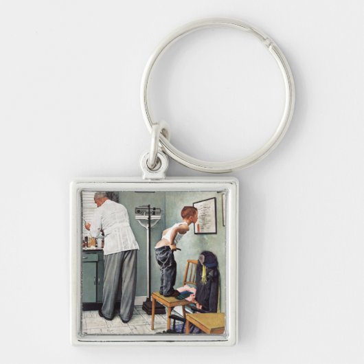 『銃撃の前に』 キーホルダー (正面)