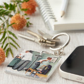 『銃撃の前に』 キーホルダー (正面右)