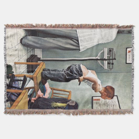 『銃撃の前に』 スローブランケット (正面)