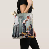 『銃撃の前に』 トートバッグ (クローズアップ)