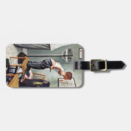 『銃撃の前に』 ラゲッジタグ (正面横)