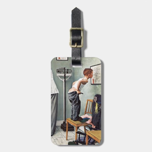 『銃撃の前に』 ラゲッジタグ (正面縦)