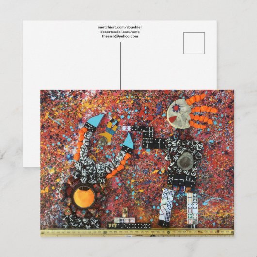 銃撃戦 ポストカード (正面/裏面)