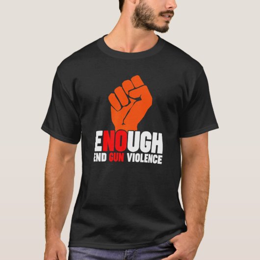 銃暴力に終止符を打とう 1 Tシャツ (正面)