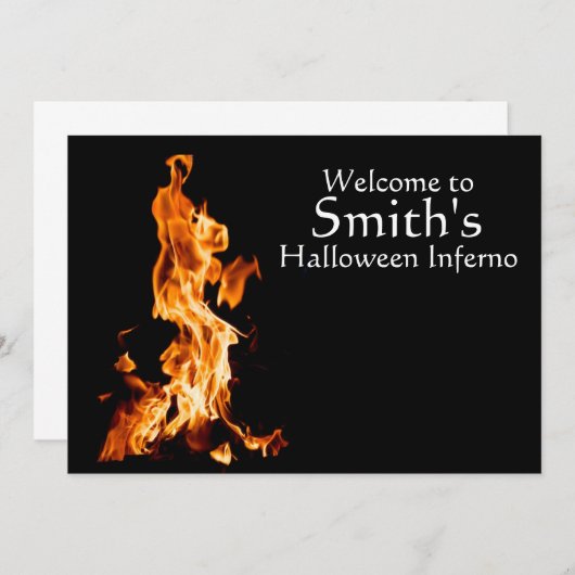 銃火 招待状 (正面/裏面)