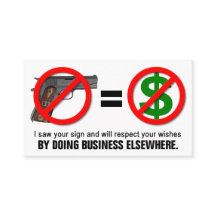 "銃無しお金無し"のミズーリCCWの名刺(1A)