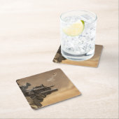 銃発射シェル スクエアペーパーコースター (インサイチュ)