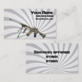 銃砲店の名刺 名刺 (正面/裏面)