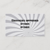 銃砲店の名刺 名刺 (裏面)