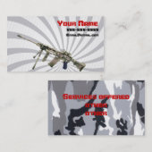 銃砲店の名刺 名刺 (正面/裏面)