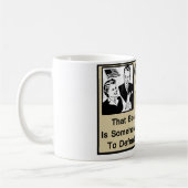 銃砲規制か。 犠牲者の理論! コーヒーマグカップ (左)