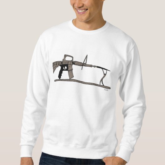 銃砲規制のスエットシャツ スウェットシャツ (正面)