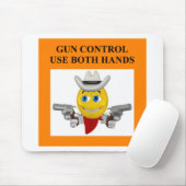 銃砲規制の冗談 マウスパッド (マウス)