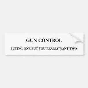 銃砲規制 バンパーステッカー