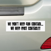 銃砲規制 バンパーステッカー (車上)