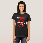 銃規制で突撃兵器ライフルを禁止する Tシャツ (正面フル)