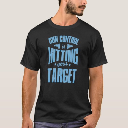 銃規制はあなたのターゲット2aプロセカンドAに当たる Tシャツ (正面)