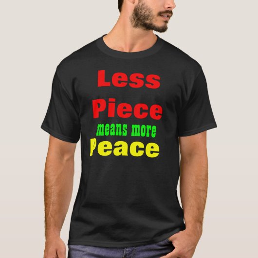 銃規制スローガン Tシャツ (正面)