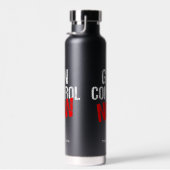 銃規制今政治改革カスタム ウォーターボトル (右面)