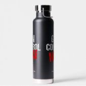 銃規制今政治改革カスタム ウォーターボトル (左面)