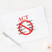 銃規制法 ラウンドシール (封筒)