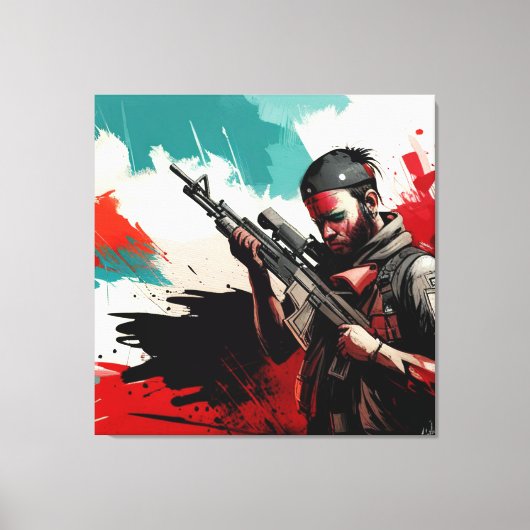 銃規制法#Womenintech #Womenins キャンバスプリント (正面)