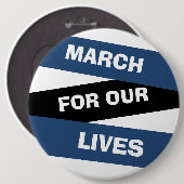 銃規制活動バッジ March for our Lives 缶バッジ (正面&裏面)