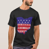 銃規制: オハイオ州イメージ Tシャツ (正面)