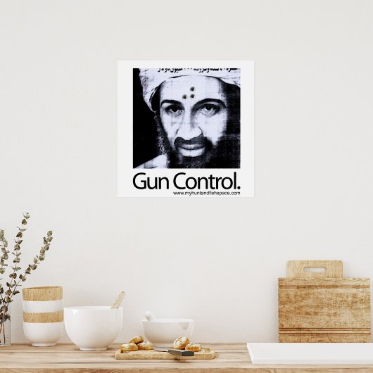 銃規制 ポスター (キッチン)