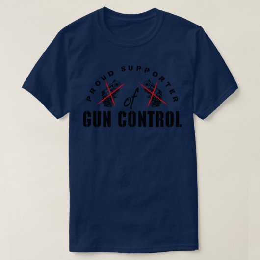 銃誇りを持った弾支持具 Tシャツ (デザイン正面)