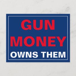 銃資金は銃規制を所有している ポストカード