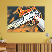 銃2を開く キャンバスプリント (インサイチュ (リビング))