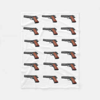 銃 フリースブランケット