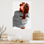 銃 ポスター (キッチン)